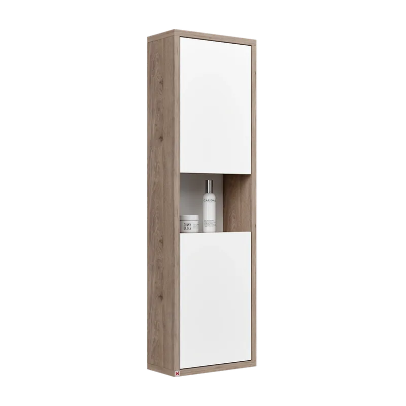 Alacena Mobel 100 · Davos Trufa Marrón — vista cerrada