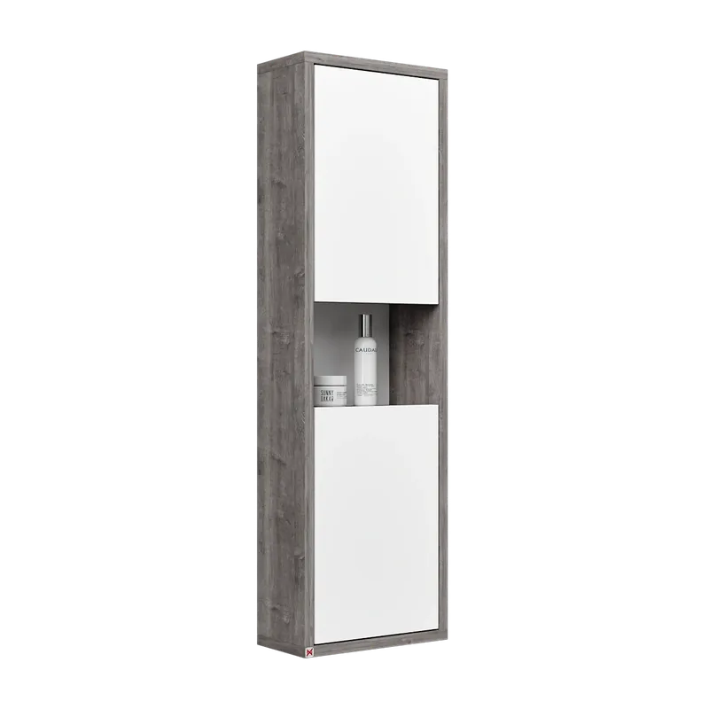 Alacena Mobel 100 · Whiteriver Gris Marrón — vista cerrada