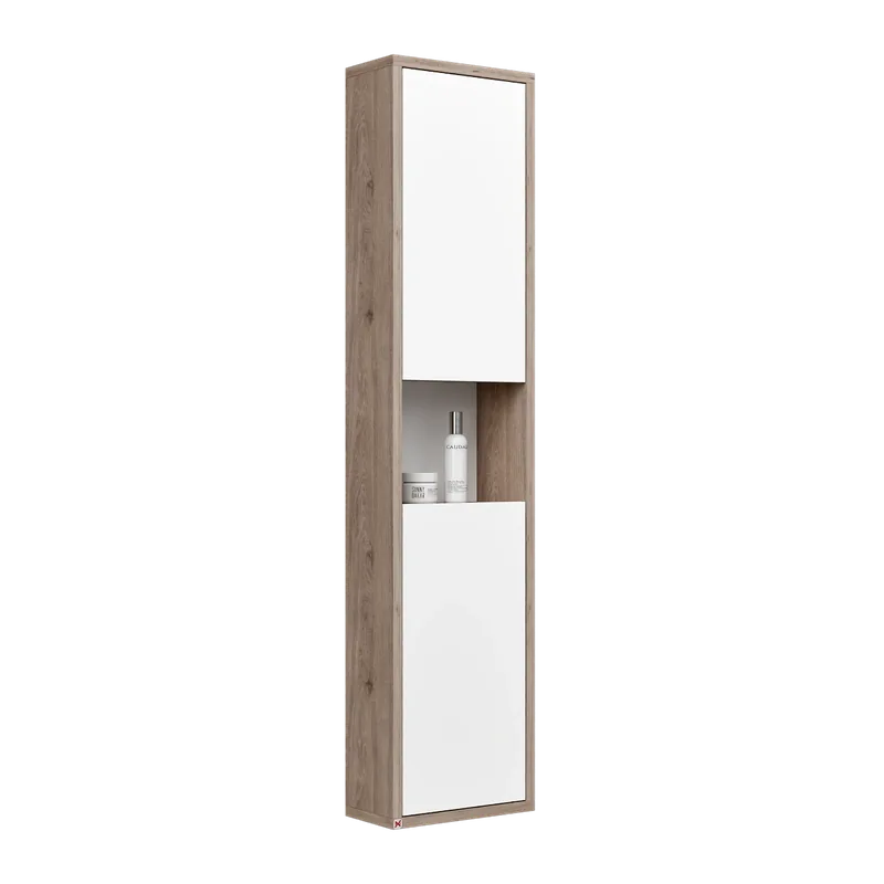Alacena Mobel 130 · Davos Trufa Marrón — vista cerrada