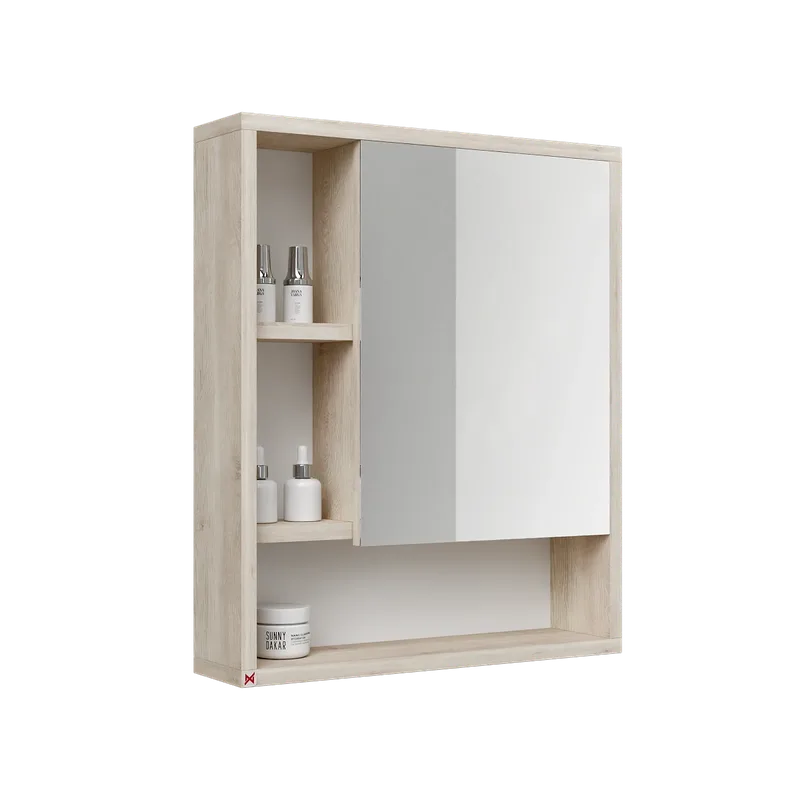Botiquín con espejo 60×50 · Pino Aland Blanco