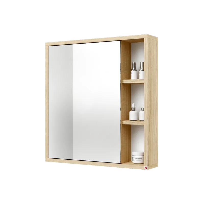 Botiquín con espejo 60×63 · Roble Americano