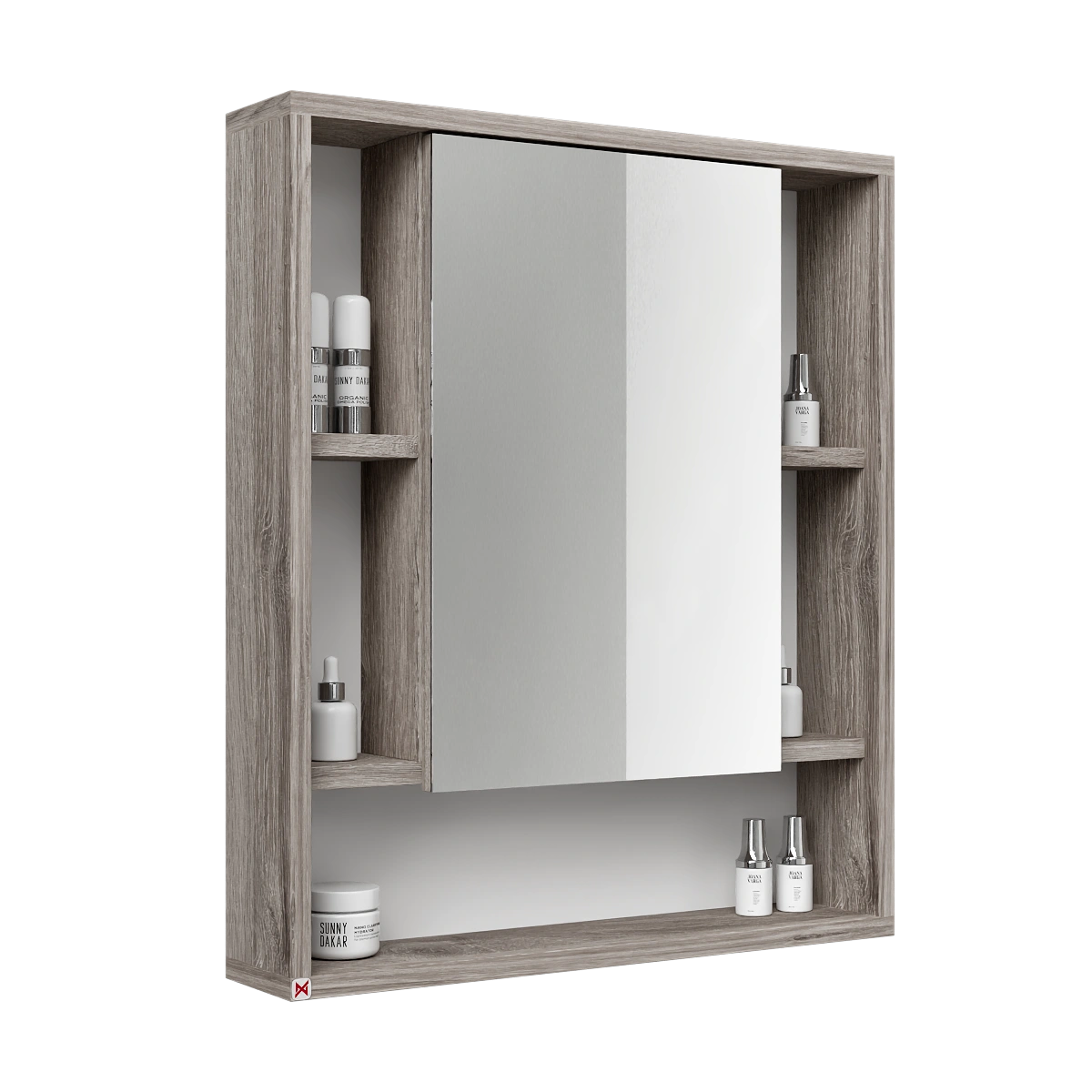 Botiquín de baño con espejo 60 × 70 en color Báltico