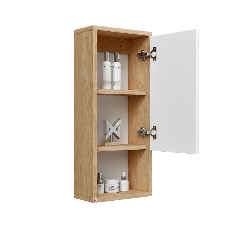 Alacena Mobel 70 · Hickory — vista abierta